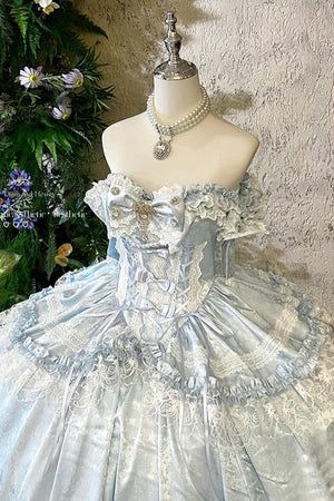 White Moonlight Lover Formal Dress - LolitaEraWhiteSWhite Moonlight Lover Formal Dress