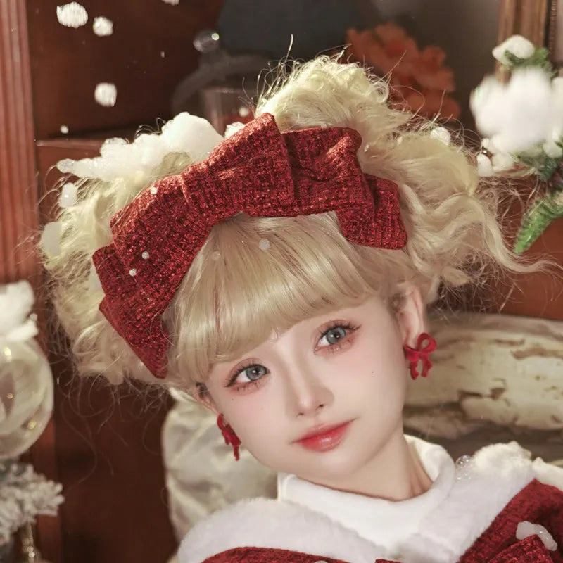 Women's Lolita Style Christmas Dress Cape Set