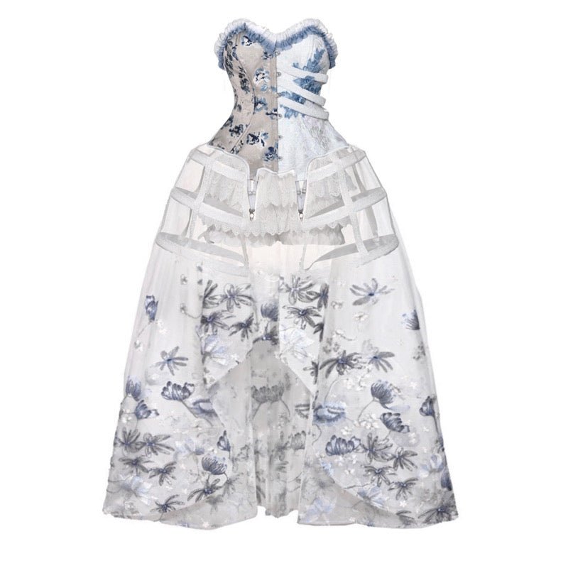 Zombie Bride Gothic Dress Set - LolitaEra