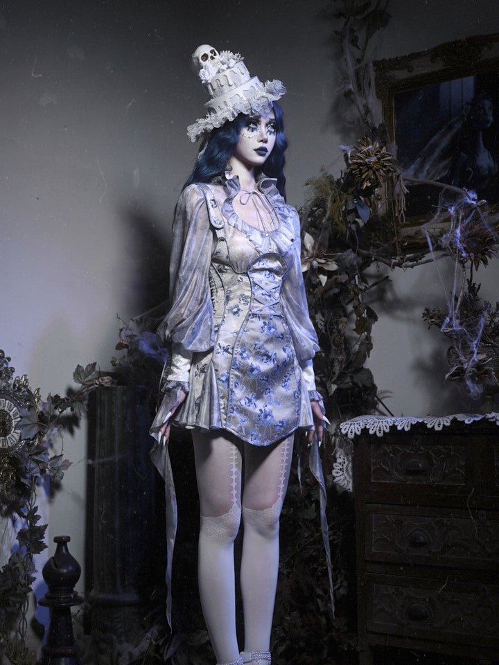 Zombie Bride Gothic Shirt & Dress Set - LolitaEra