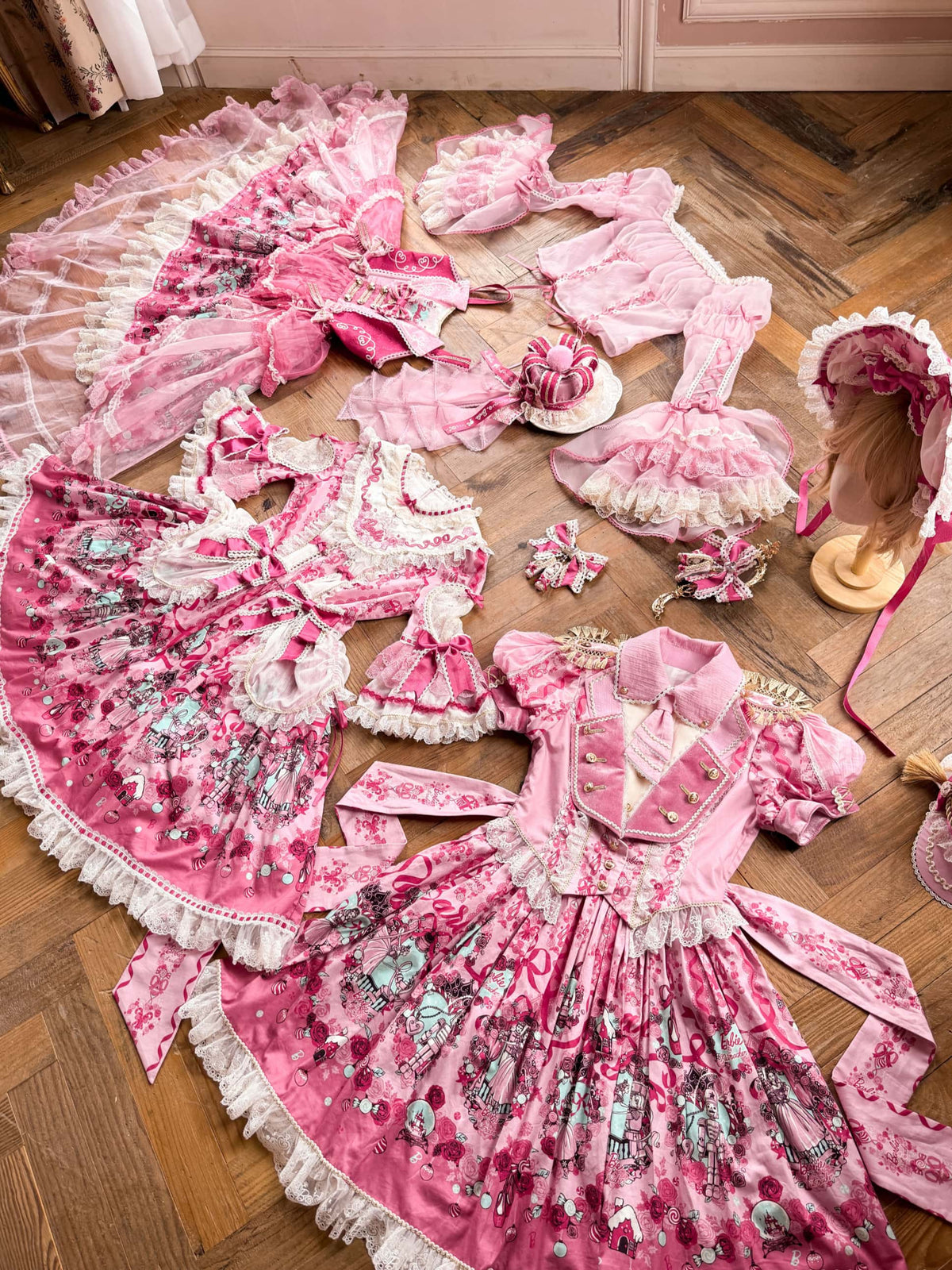 Nutcracker x Barbie Collab Original Lolita Elegant Overlay Tulle JSK Dress