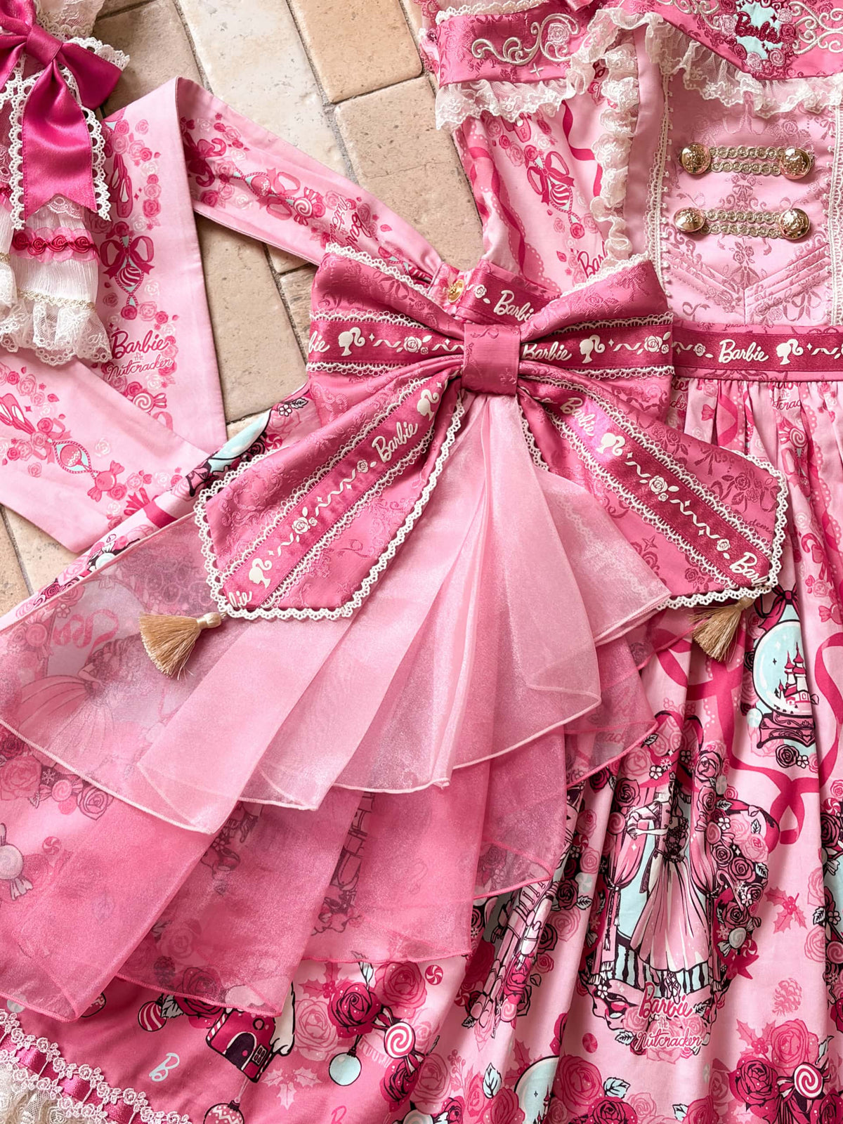 Nutcracker x Barbie Collab Original Lolita Elegant Embroidered JSK Dress