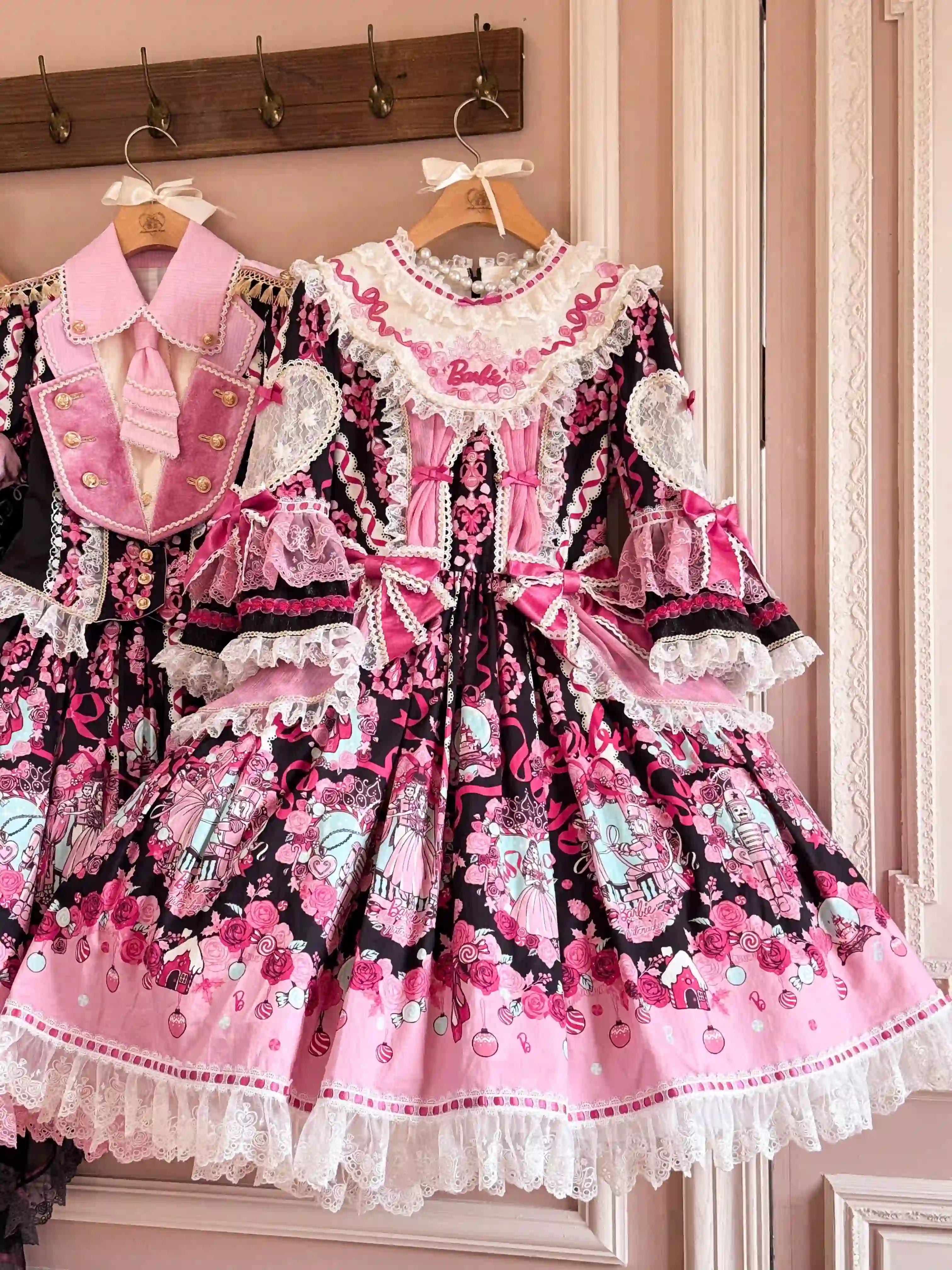 Nutcracker x Barbie Collab Original Lolita Elegant Printed OP Dress