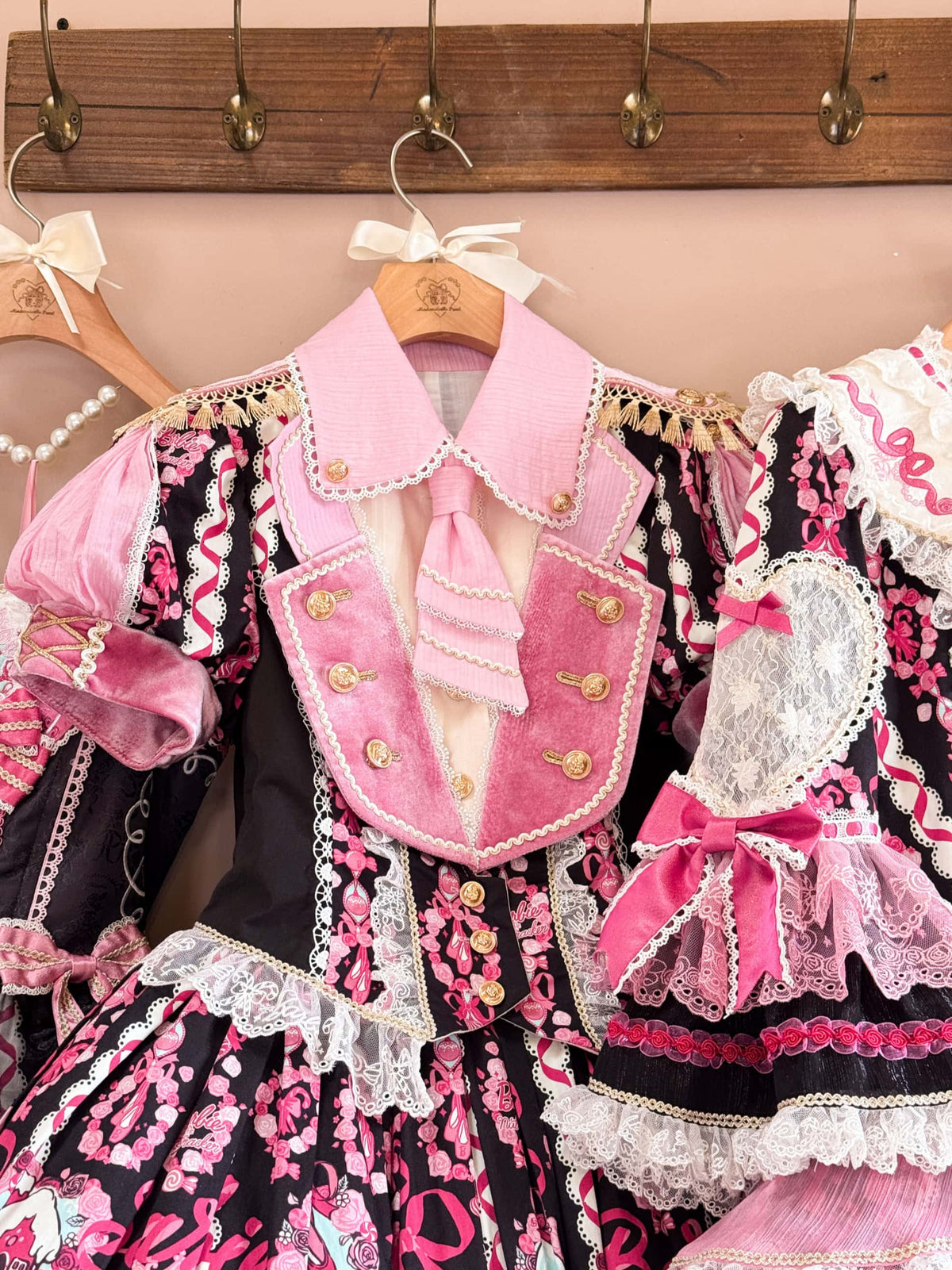 Nutcracker x Barbie Collab Original Lolita Elegant Fake Two‑Piece OP Dress