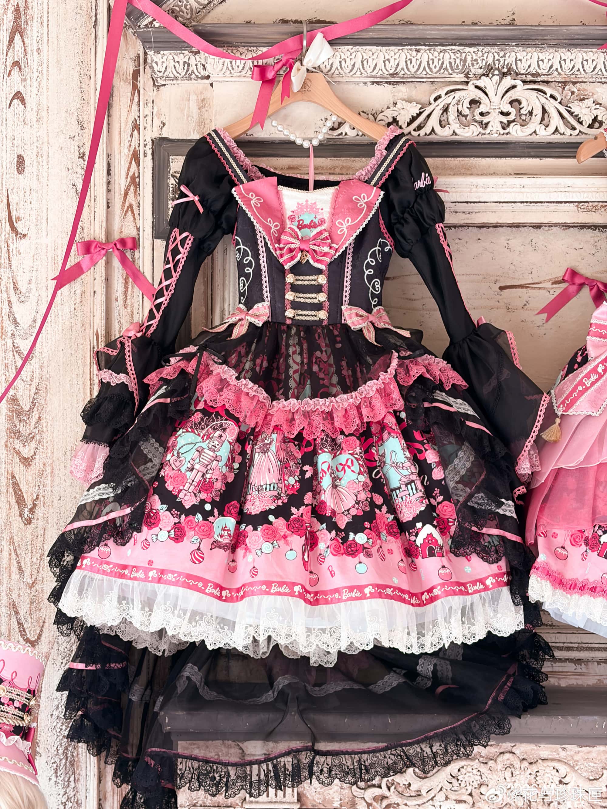 Nutcracker x Barbie Collab Original Lolita Elegant Overlay Tulle JSK Dress