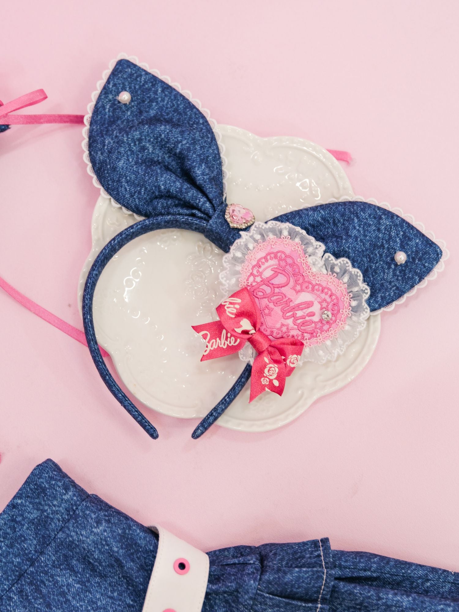 Dreamy Daydream x Barbie Collab Lolita Embroidered Camisole Set