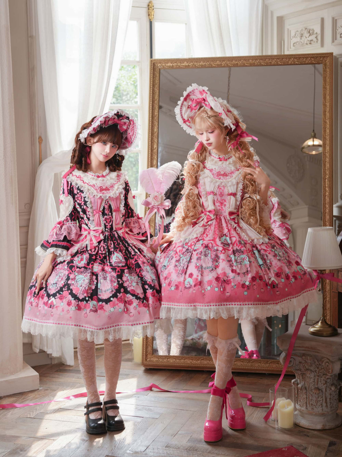 Nutcracker x Barbie Collab Original Lolita Elegant Printed OP Dress