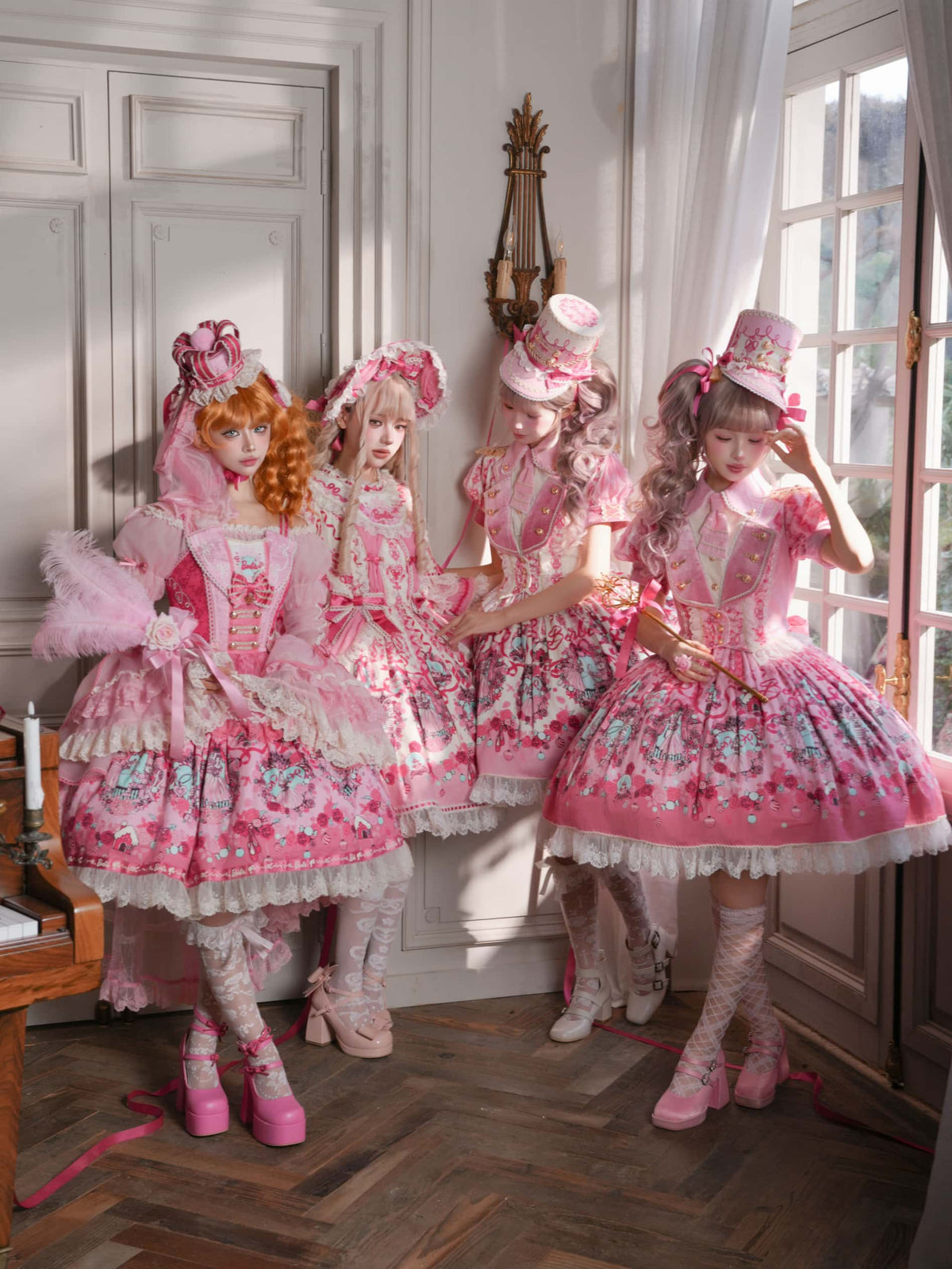 Nutcracker x Barbie Collab Original Lolita Elegant Fake Two‑Piece OP Dress