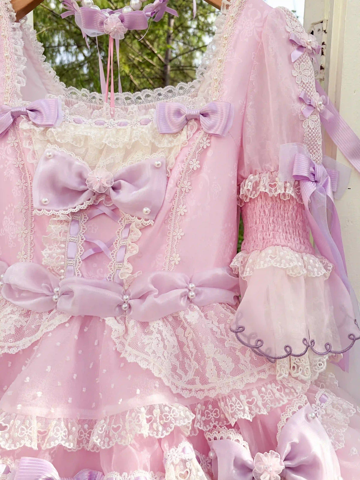 Sanrio Collaboration Series My Melody Dancing Lolita Curtain OP Dress