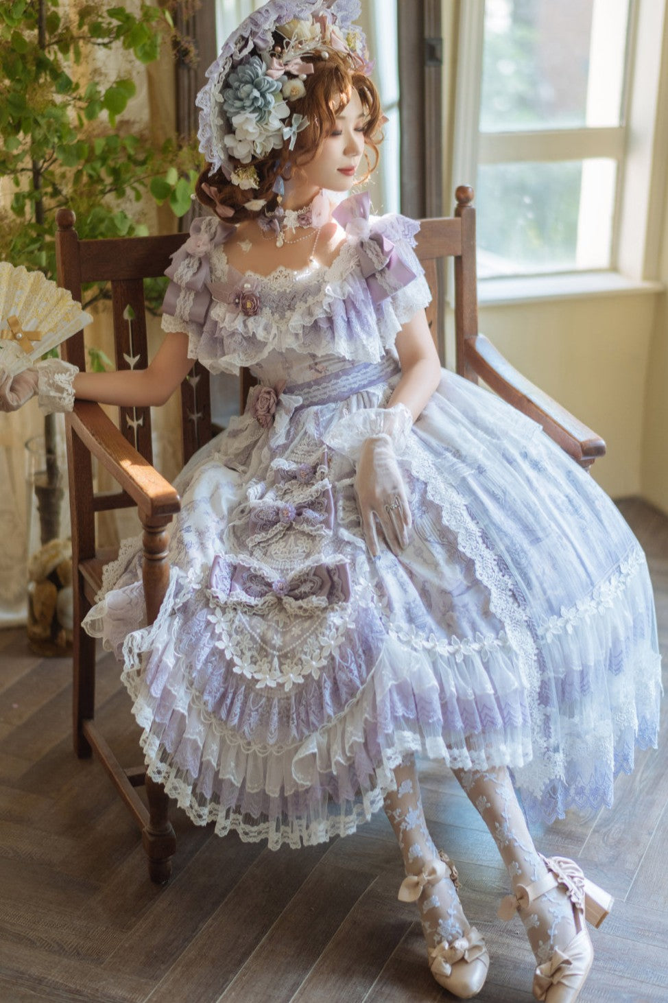 Key to the Secret Realm Lolita Gorgeous Classic Anniversary Pink Bridal Dress