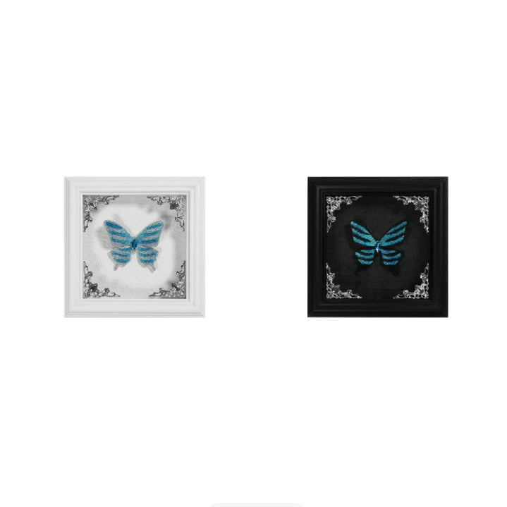 Cabinet Of Curiosities II Dark Gothic Butterfly Embroidered Photo Frame