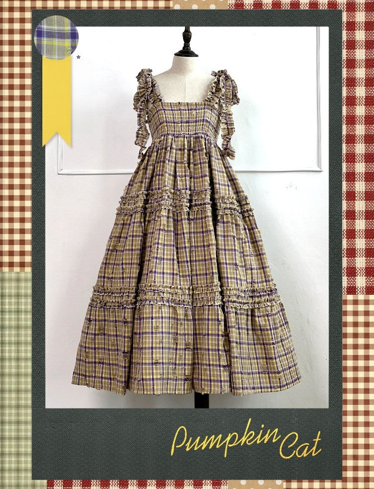 Honor Student Series Check Revolution Plaid Lolita JSK Dress