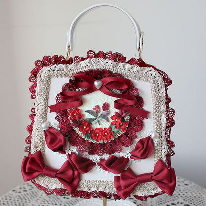 Lolita Elegant Floral Lace Handbag LE1002
