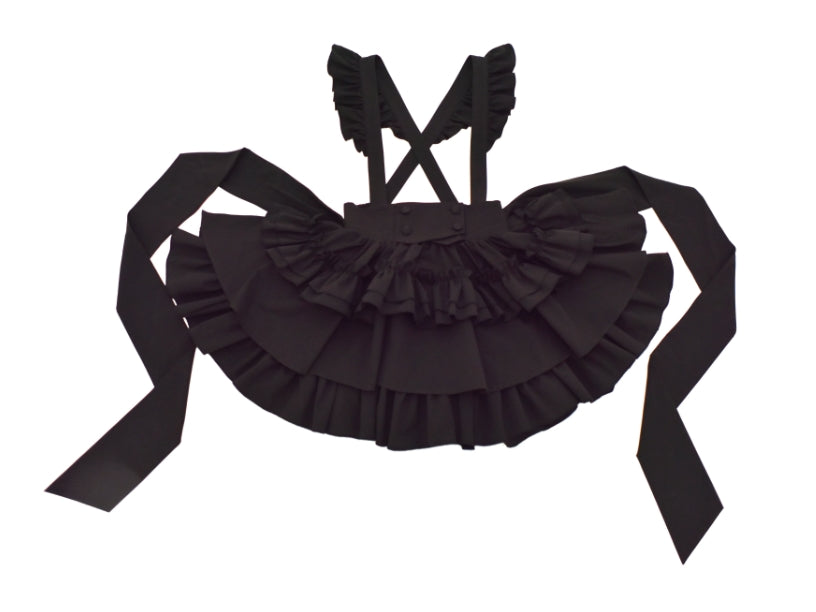 Doll Gift Box Gothic Lolita Black Shirt & Skirt Set