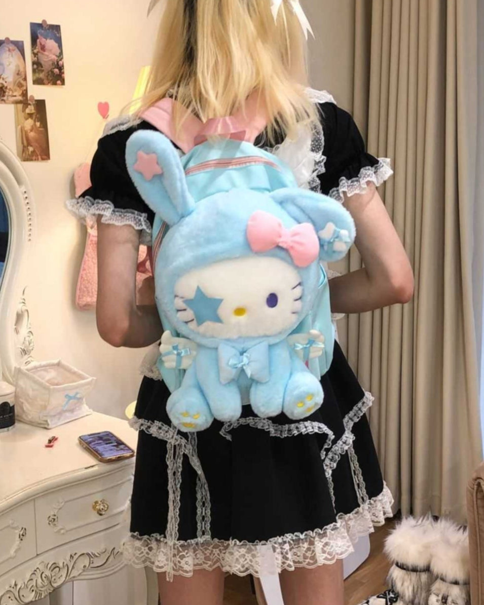 Lolita Y2K Kitty Cat Backpack LE10010