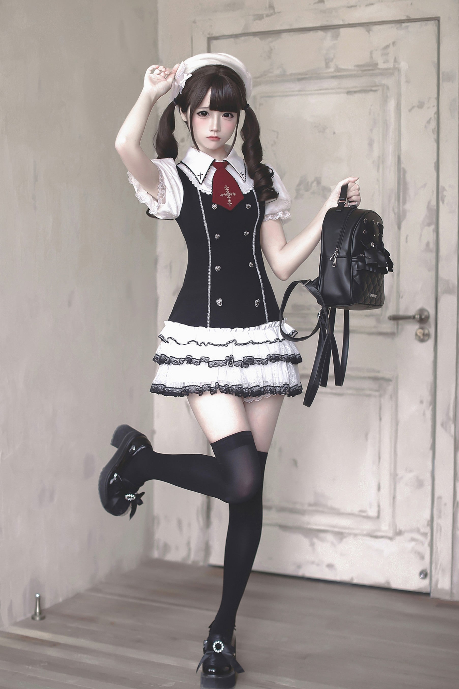 [Limited Edition: June 17] Starry Night Academy Jirai Kei  Preppy Set