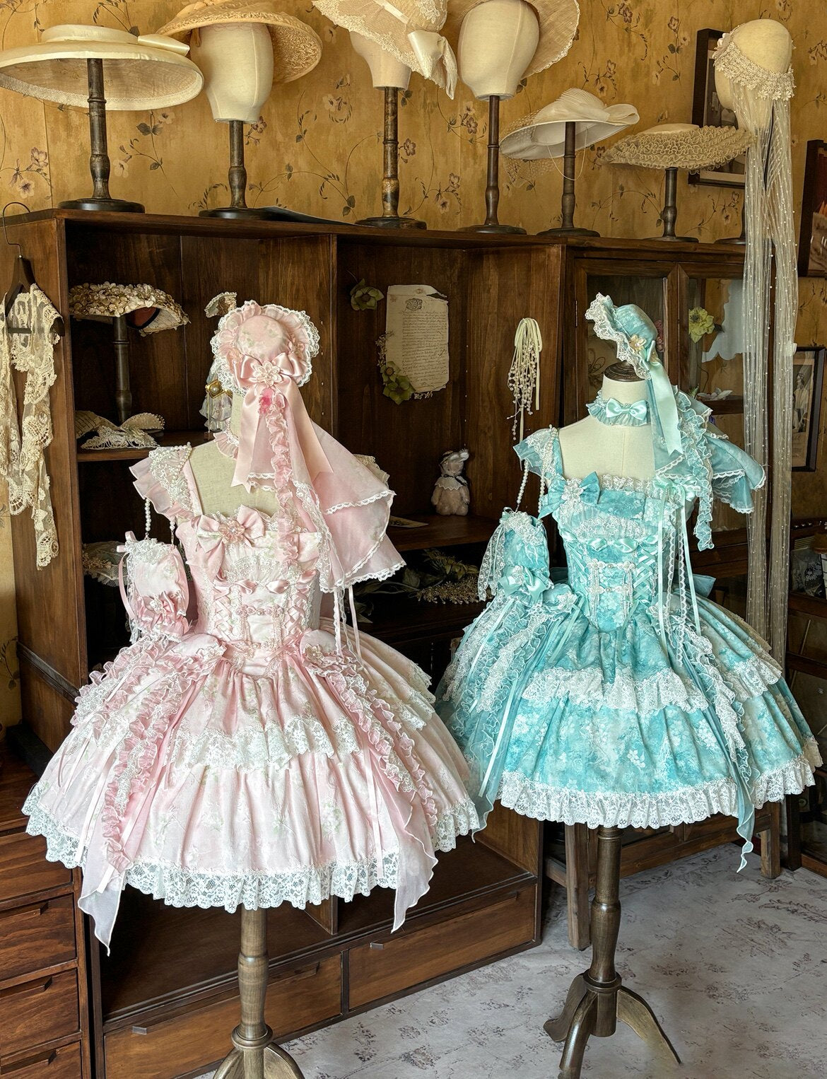 Jellyfish Pear Blossom Daily Lolita Pink JSK Dress