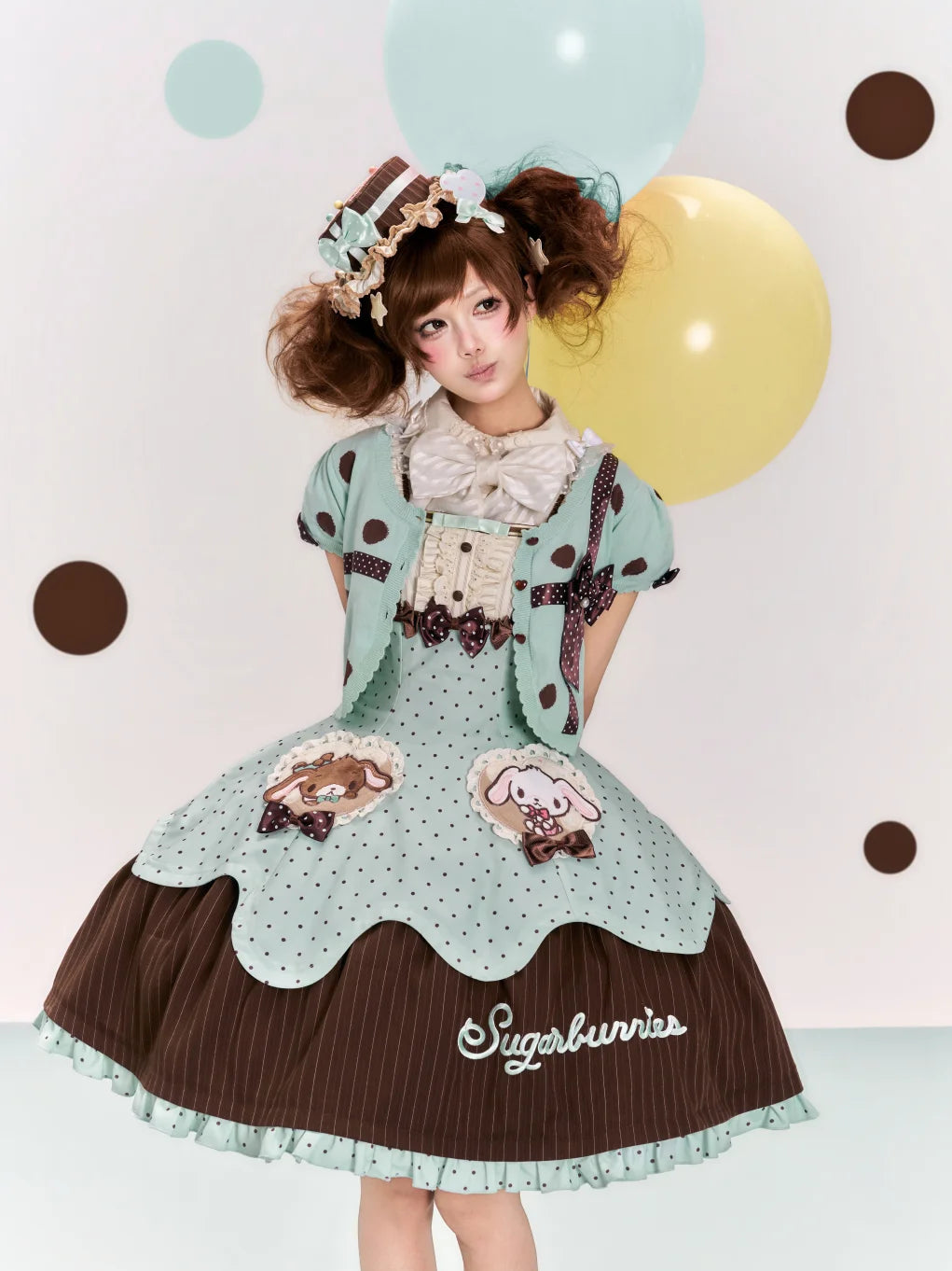 Sugarbunnies Collaboration Chef Hat & Panel Cut JSK Dress