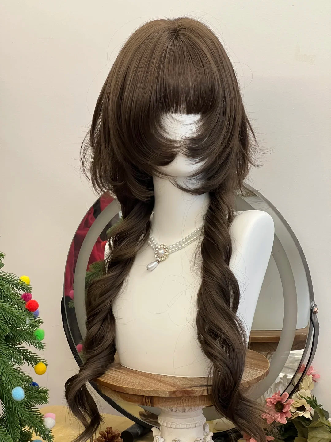 Lolita Cool Brown Long Layered Jellyfish Cut Wig