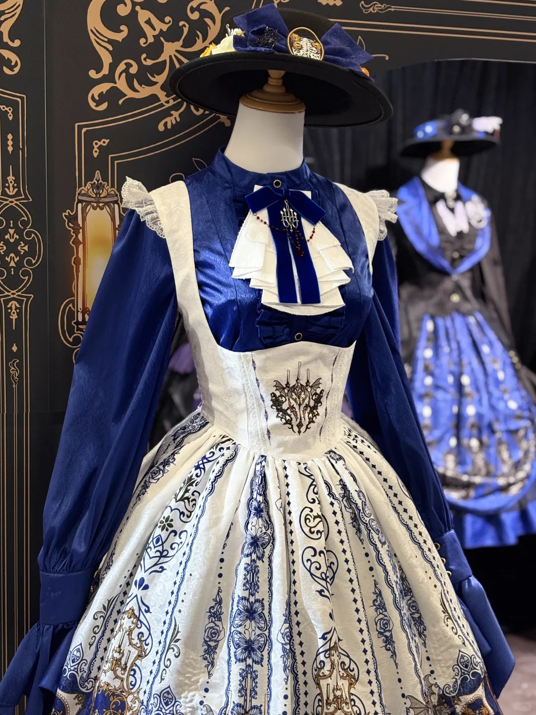 Blood Night Lamplighter Gothic Vintage Lolita Bustier JSK Dress