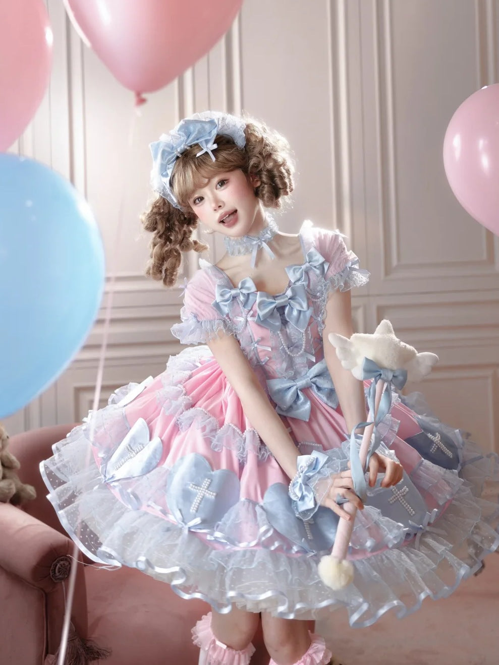 Showa Cross Lovers · Pink Blue