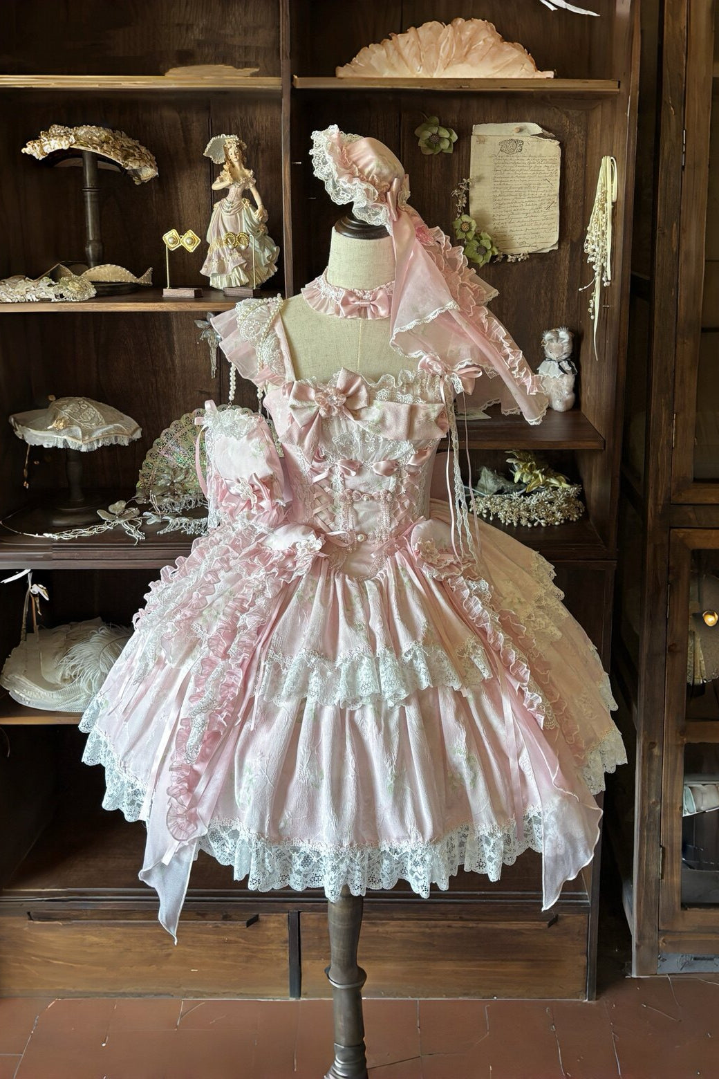 Jellyfish Pear Blossom Daily Lolita Pink JSK Dress