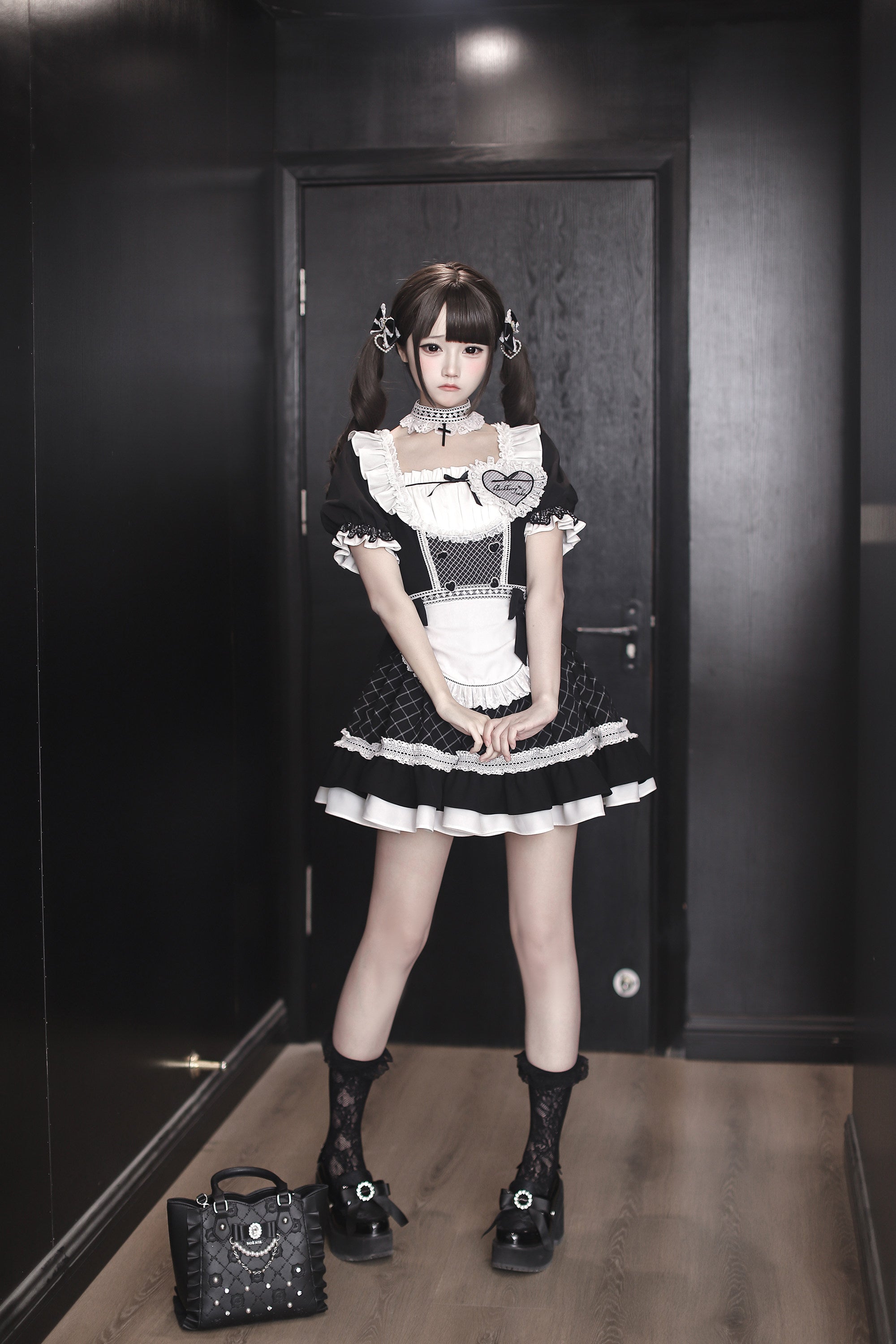 [Limited Edition: June 17] Jirai-kei Maid Style Lace Dress