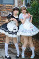 Lolita Kawaii Puppy Print OP Maid Dress