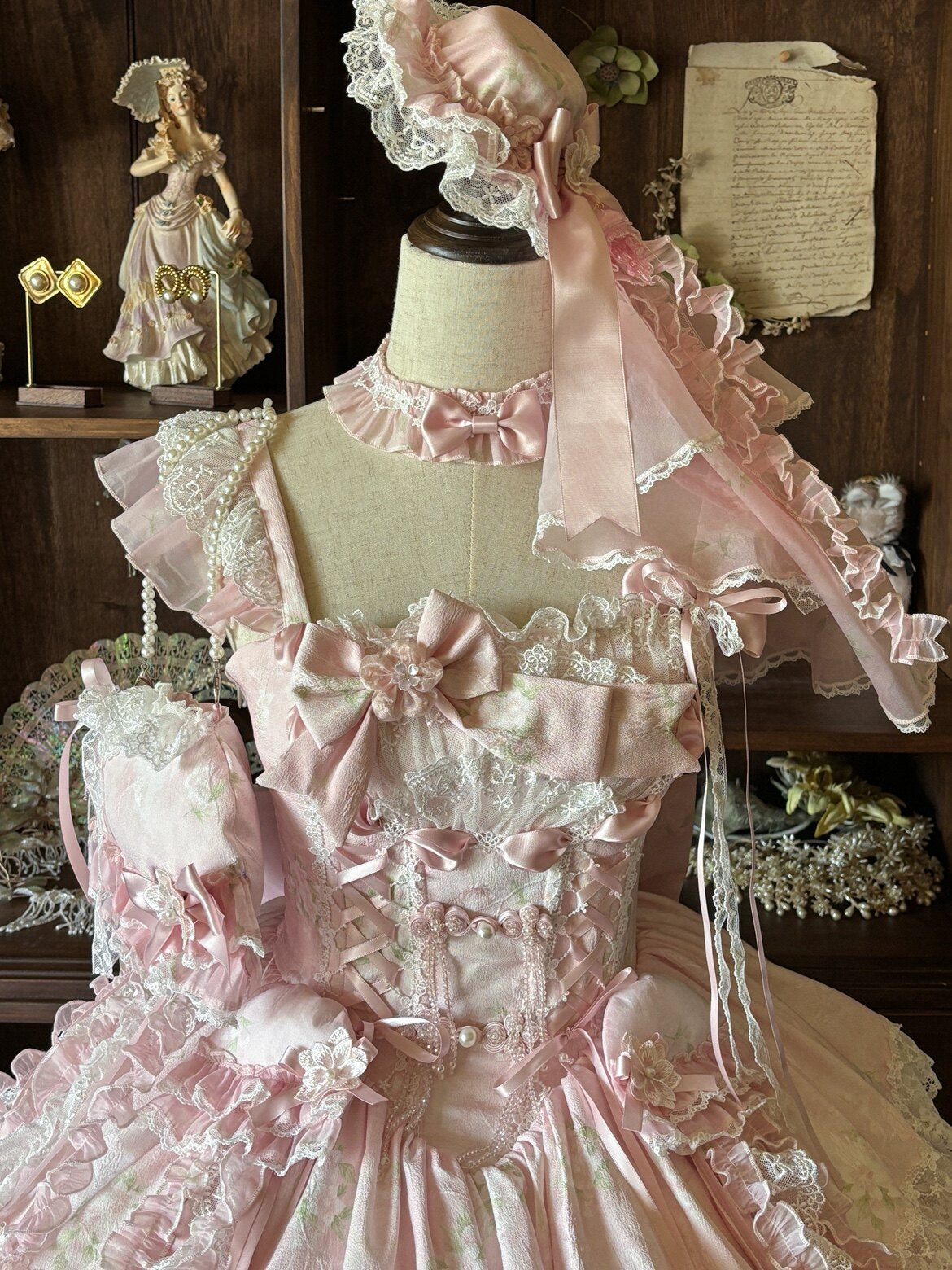 Jellyfish Pear Blossom Daily Lolita Pink JSK Dress