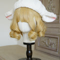 Lolita Sweet Fluffy Lamb Ear Beret Hat LA1012