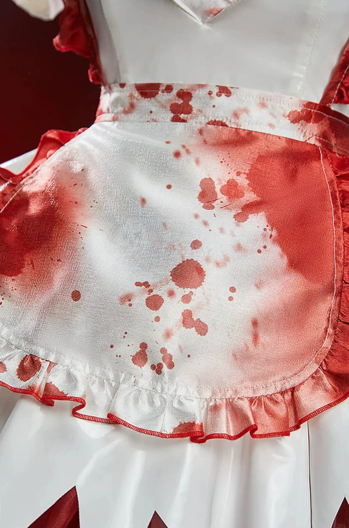 Bloody Nurse Series White PU Leather Nurse Cosplay Costume