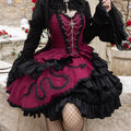 Lolita Dark Gothic Neo-Chinese JSK Dress LG1053