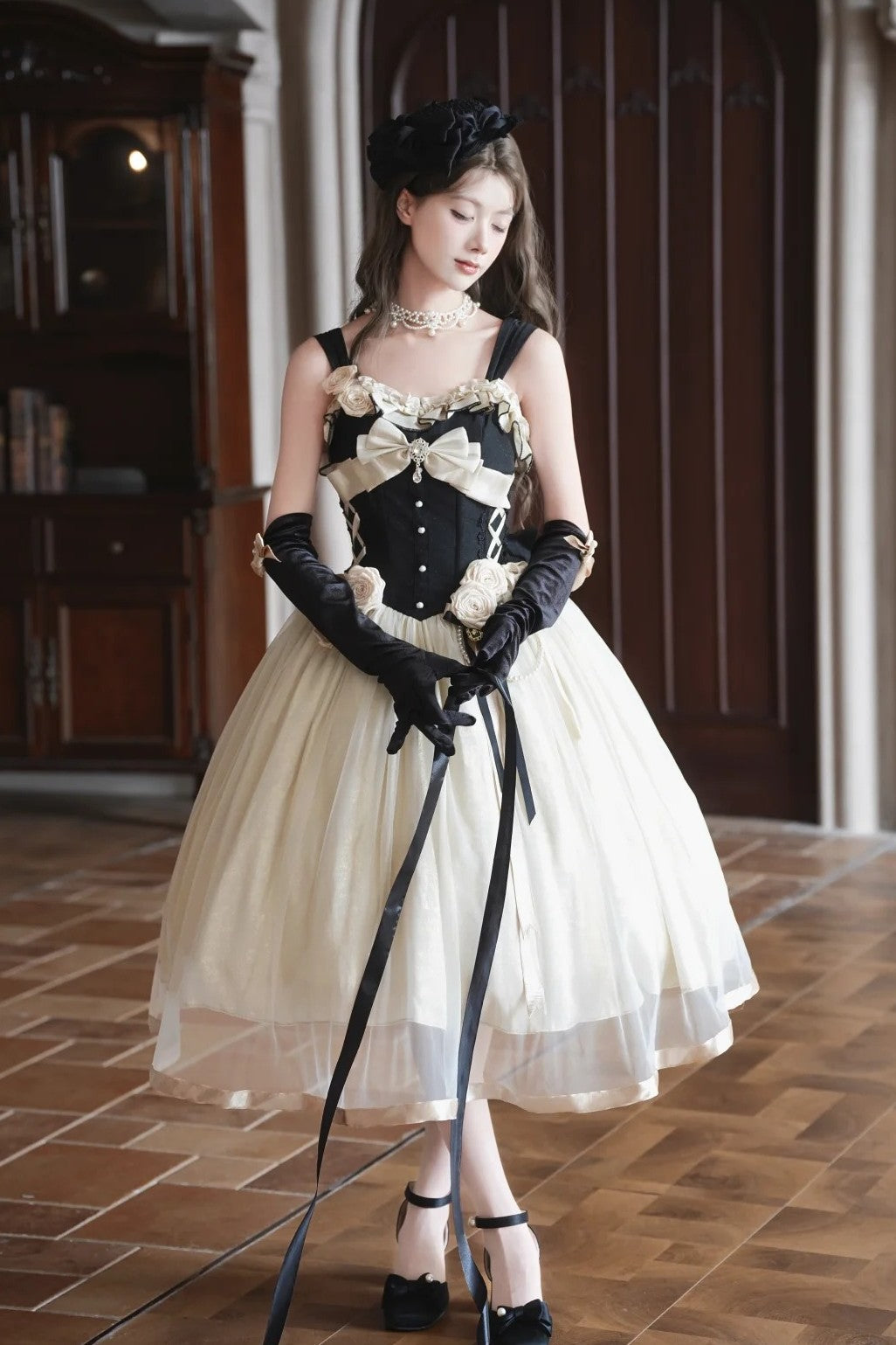 Paris Souvenir French Classic Corset Boned Lolita JSK Dress
