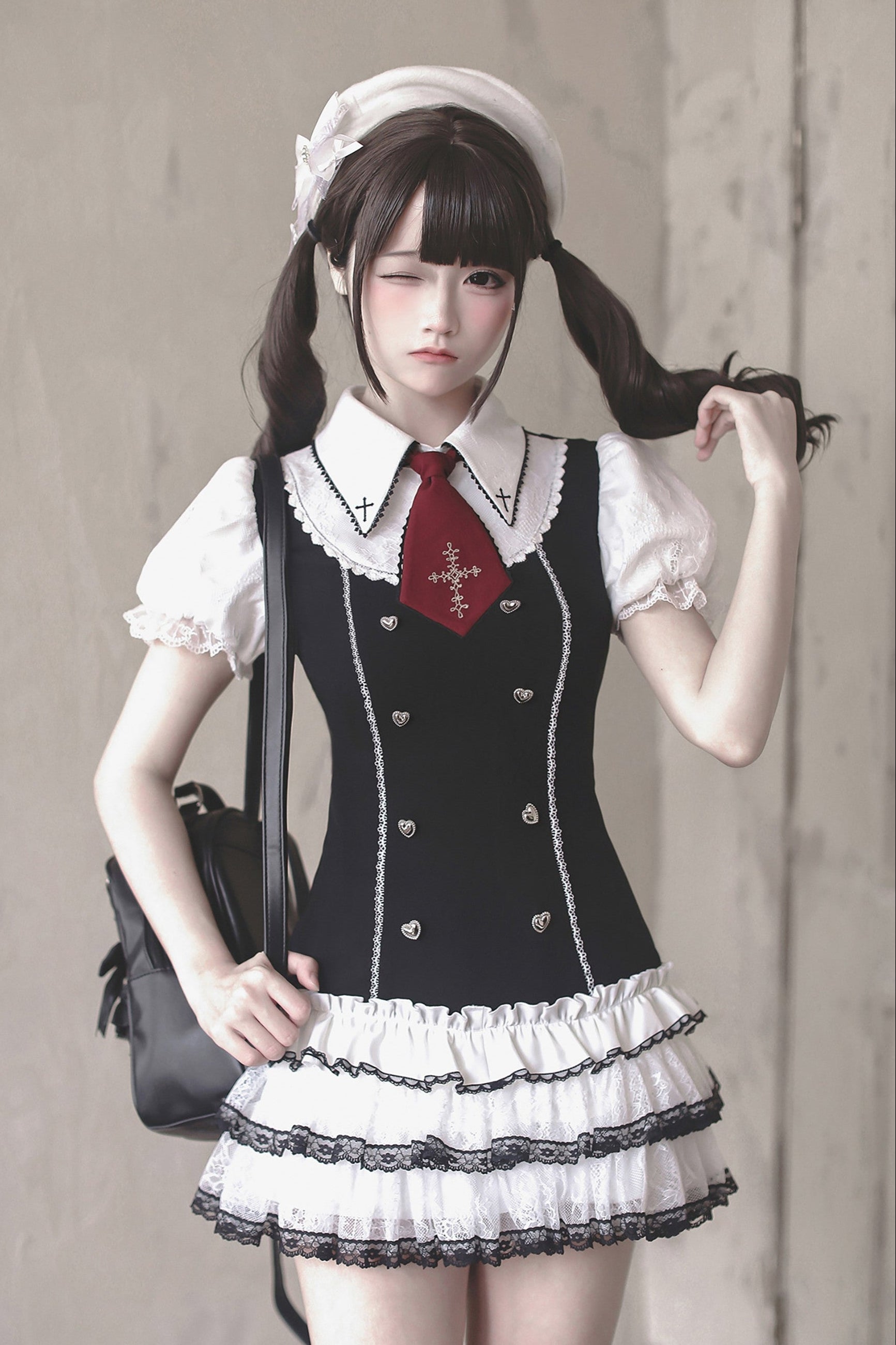 [Limited Edition: June 17] Starry Night Academy Jirai Kei  Preppy Set