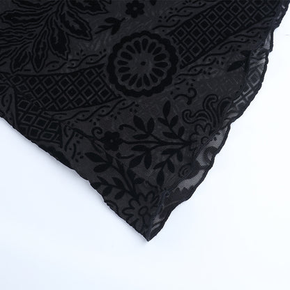 Lolita Gothic dark cloak dress LG1014