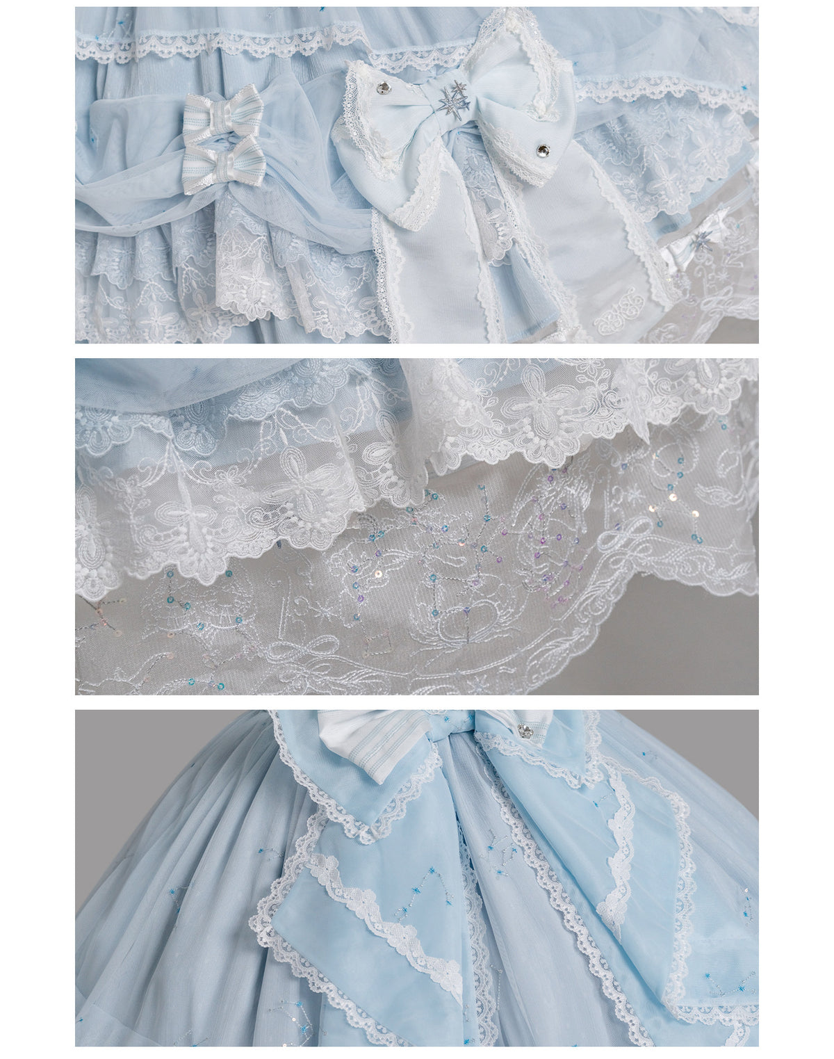 Stellar Symphony Lolita Light Moonlight & Midnight Sky JSK Dress