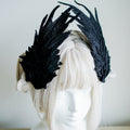 Lolita Gothic Sweet Feather Wing Hair Clip LA1006