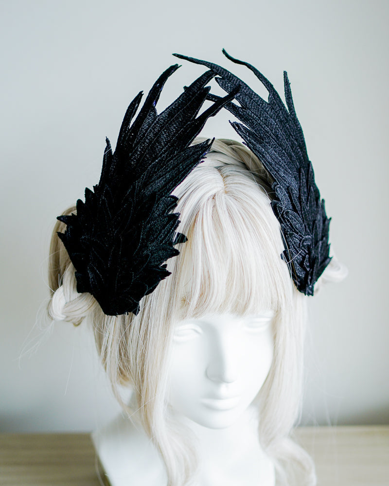 Lolita Gothic Sweet Feather Wing Hair Clip LA1006