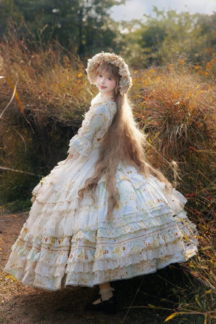 Little Daisy Lolita Elegant Classic OP Dress