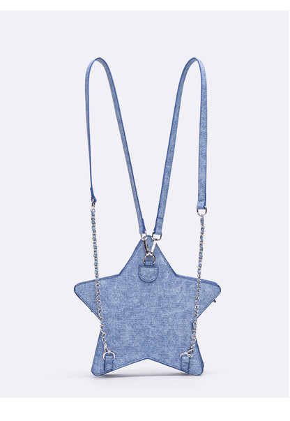 Lolita Y2K Denim Star Backpack LE1015
