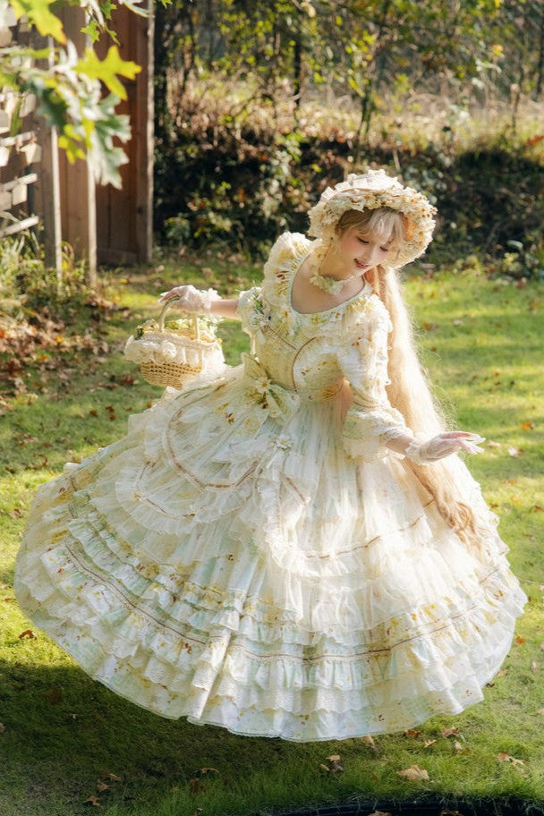Little Daisy Lolita Elegant Classic OP Dress