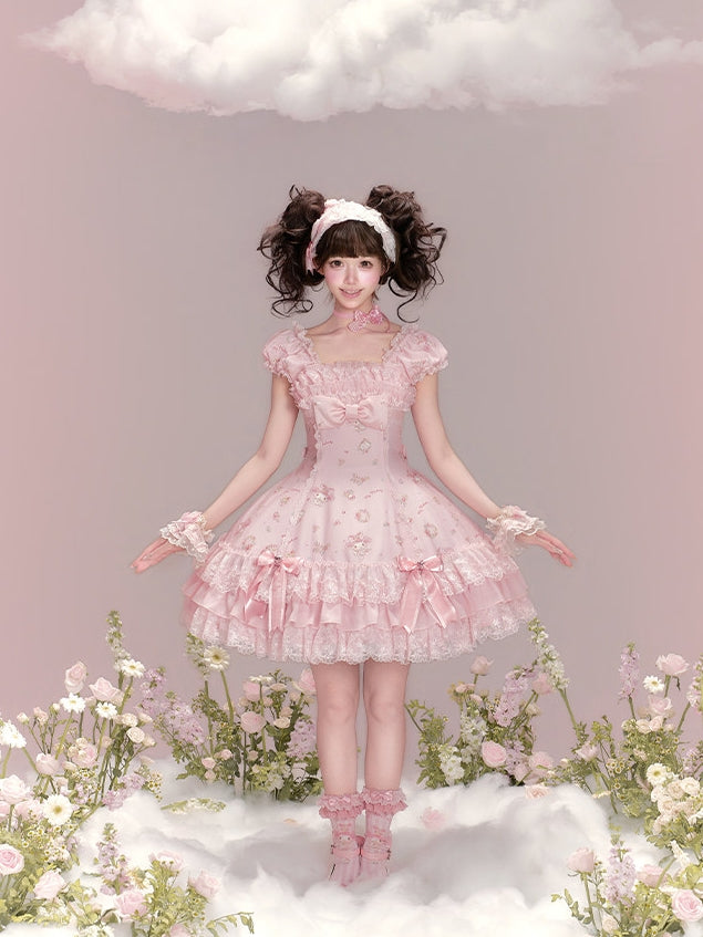My Melody Collaboration Series Slim Fit OP Dress