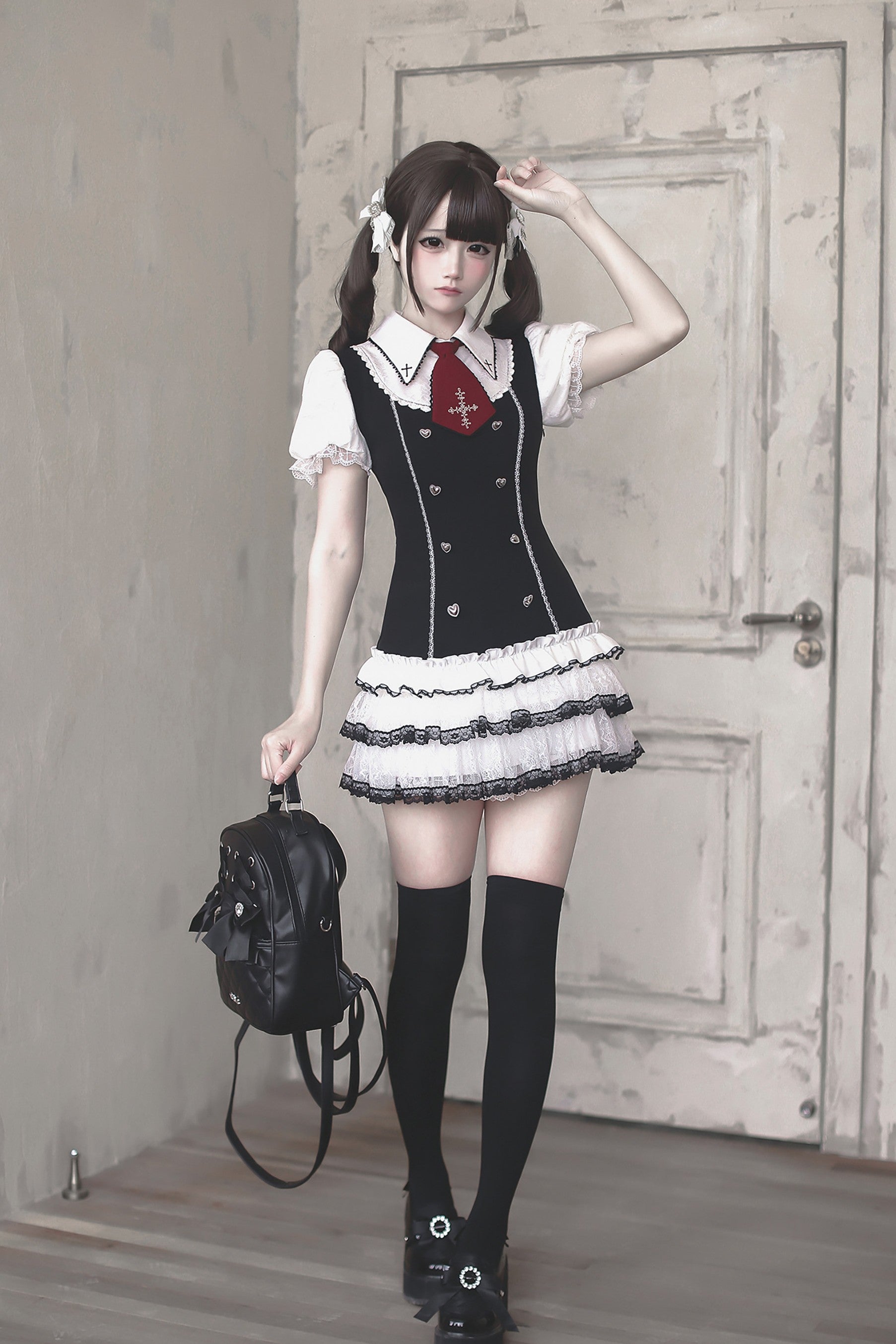 [Limited Edition: June 17] Starry Night Academy Jirai Kei  Preppy Set