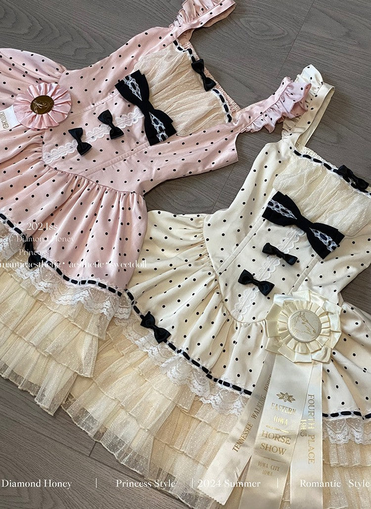 Love Houndstooth In‑Stock Sweet Maid‑Style Dress
