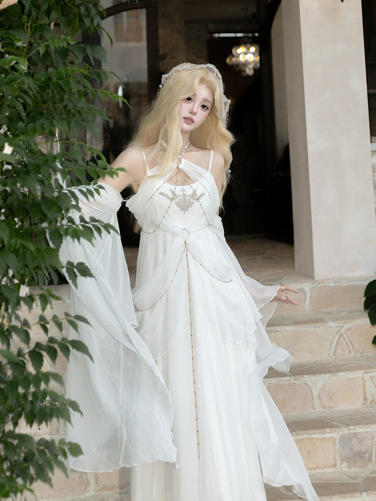 Leto's Oath Classic Lolita Empire Waist Dress Set