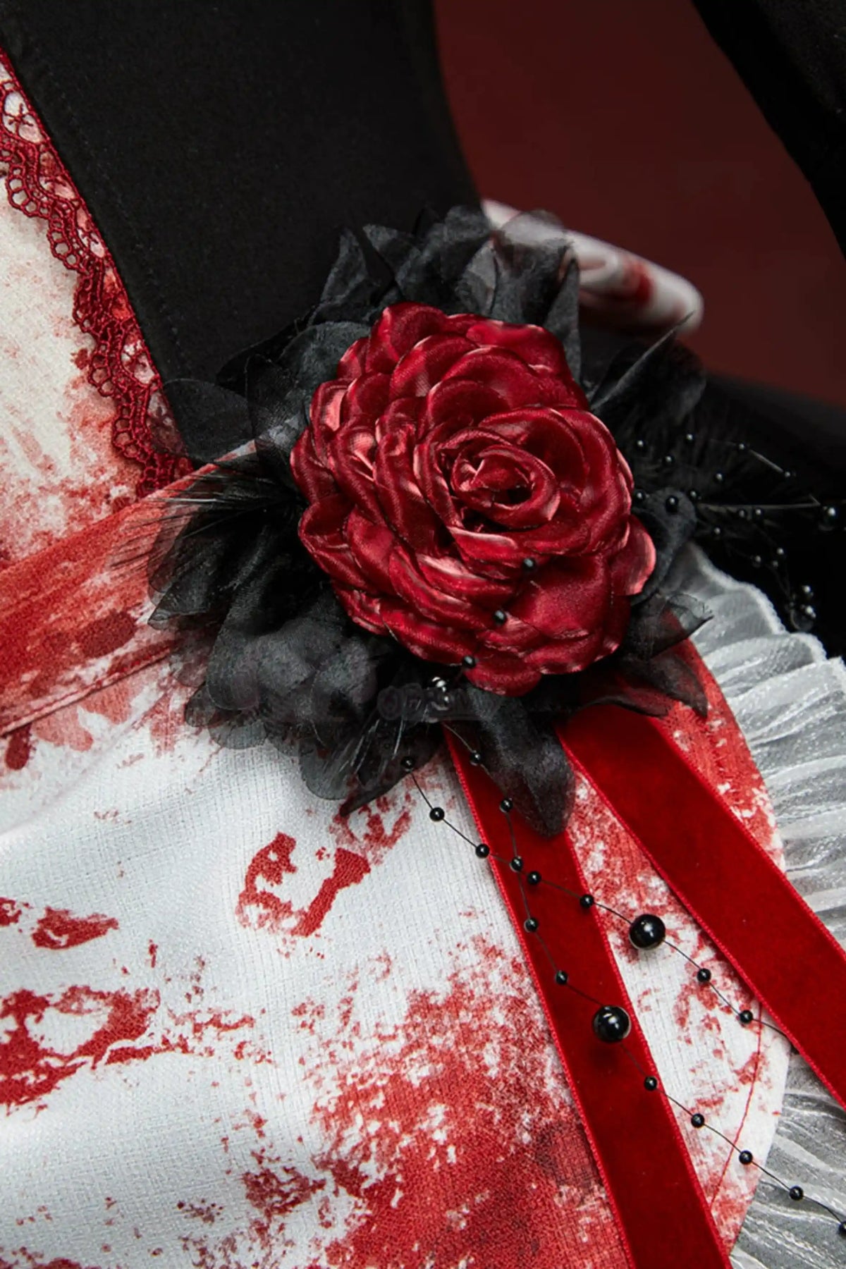 Rebellious Maid Gothic Halloween Maid Dress Cosplay Costume
