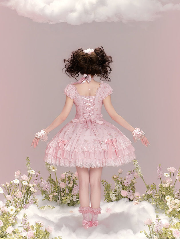 My Melody Collaboration Series Slim Fit OP Dress