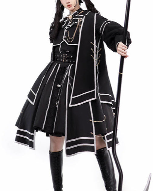 Lolita Cavalier Aesthetic Outfit Set LO1007