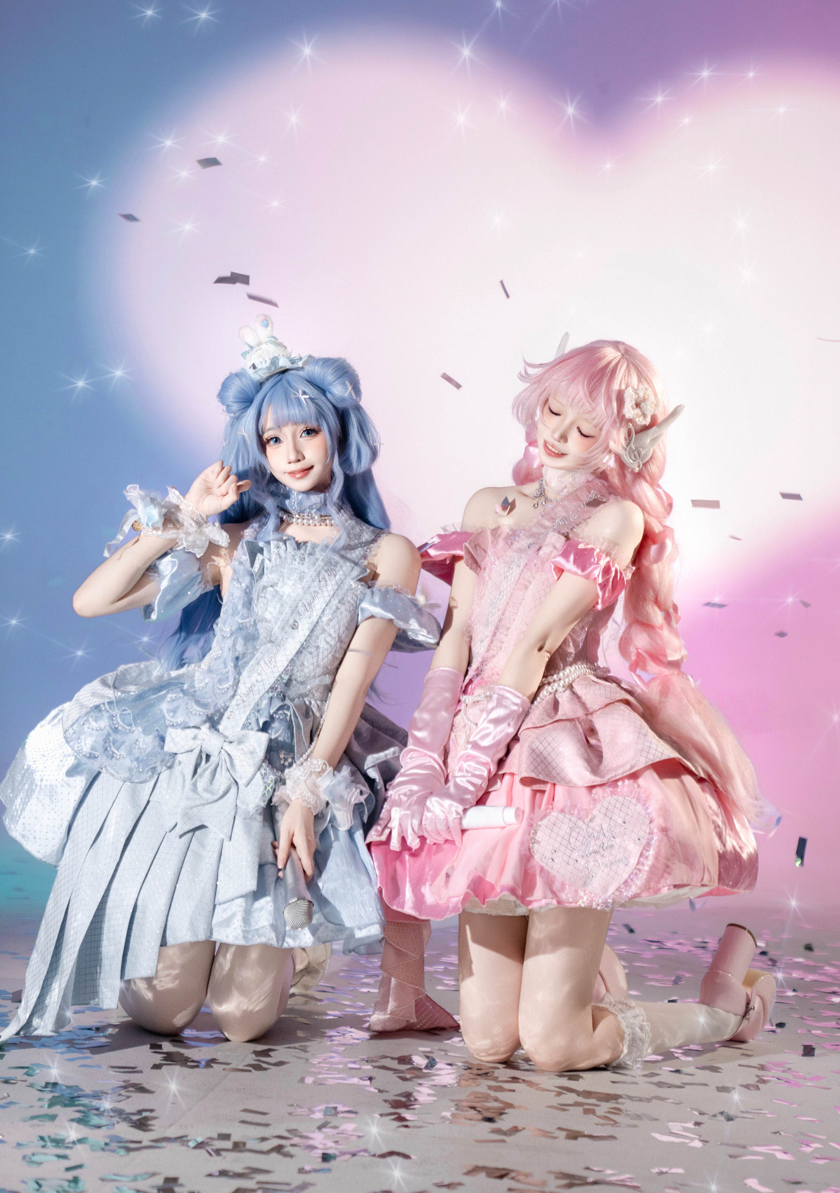 Starlight Project Lolita Idol Costume Outfit Set