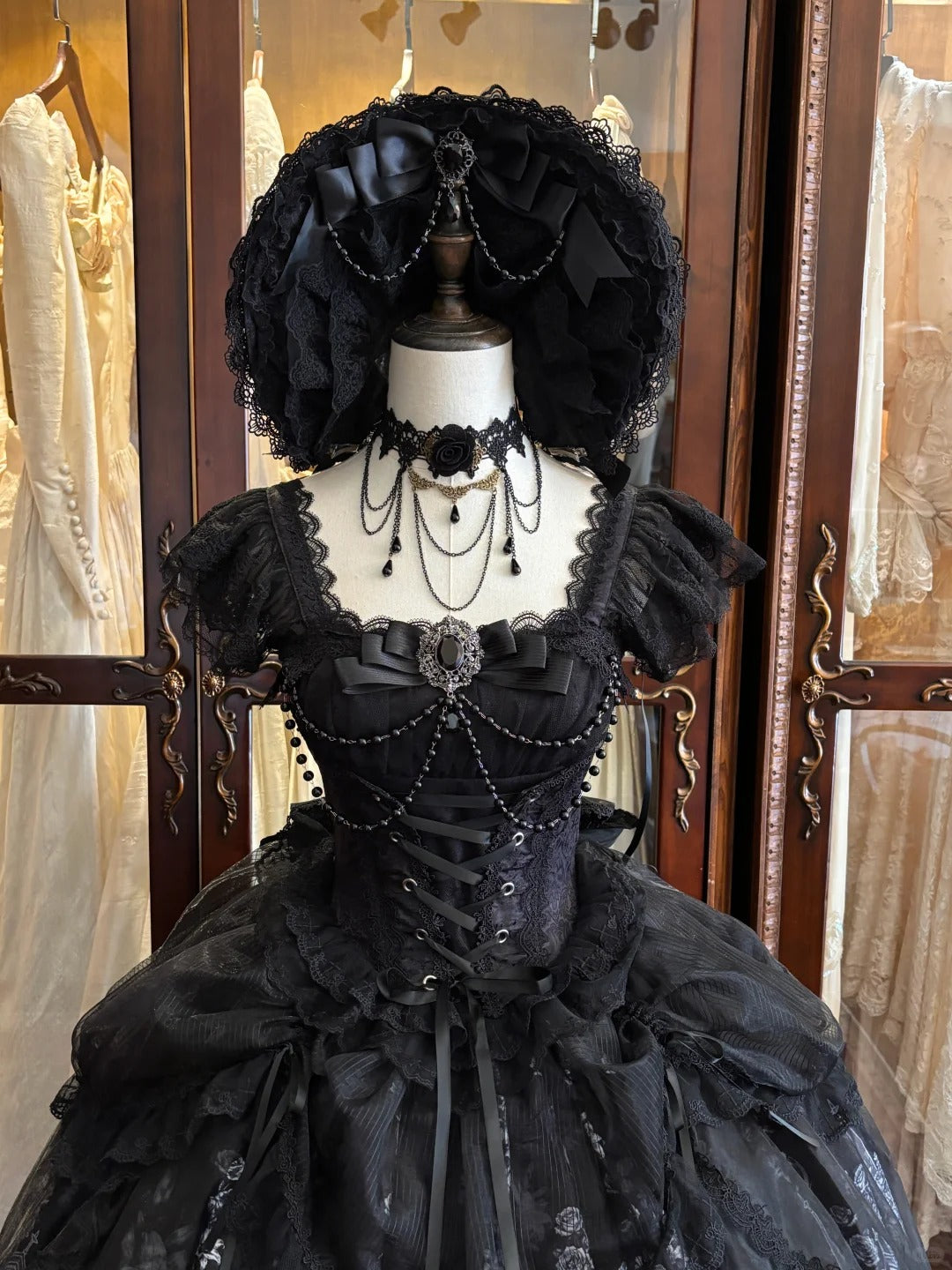 Thorn Feather Holy Relic Original Gothic Dark Lolita JSK Dress